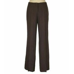 Sigrid Olsen Pants Women Sz 6 Modernist Metallic Dressed Career Chinos Trousers